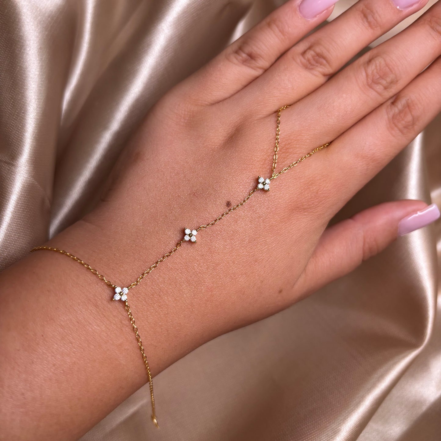 Handkette Blume