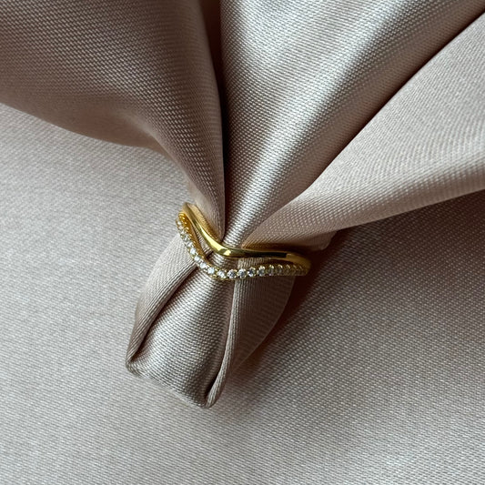 Double Wave Ring