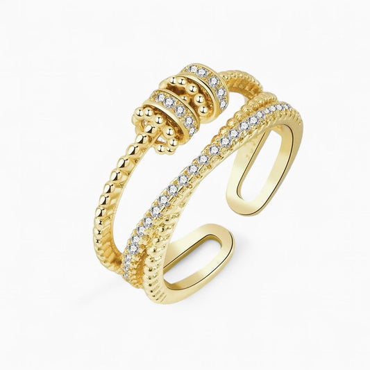 Ring mit Elementen Gold