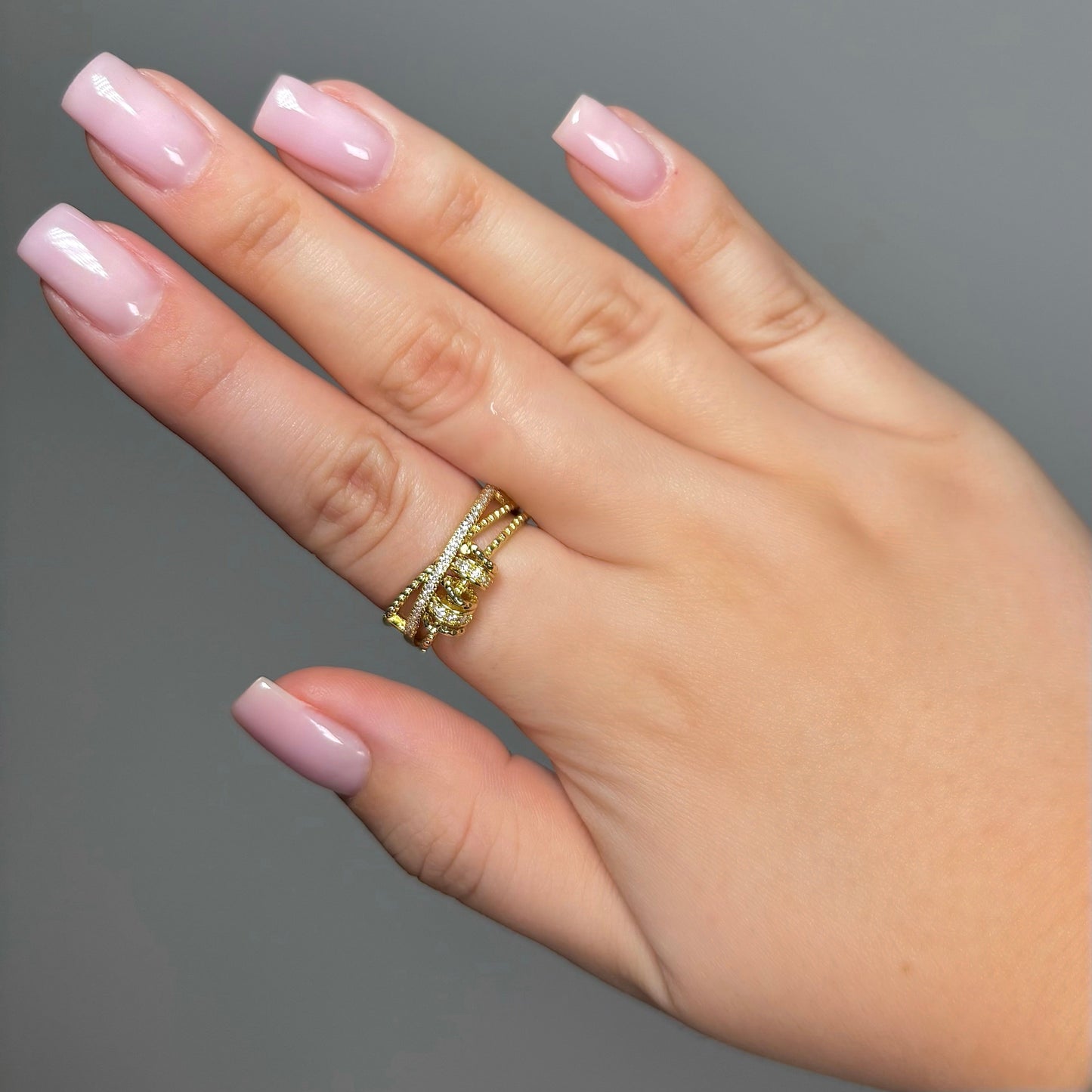 Ring mit Elementen Gold